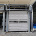 Protección Puerta de alta velocidad de metal espiral de aluminio rápido